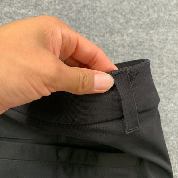 Lululemon Pant Mens 31 Black Commission Slim Warpstreme Flat Front Casual Golf - Picture 10 of 13